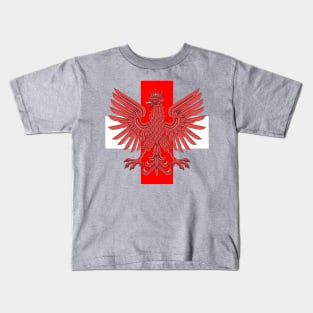 Polish Eagle Flag Kids T-Shirt